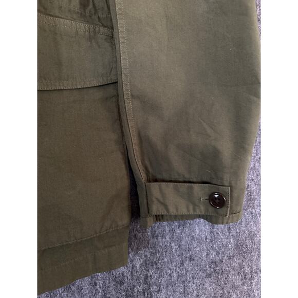 J Crew Men's XL Army Military Field Jacket Green NX-631 Hooded Outdoor Coat - Picture 4 of 7